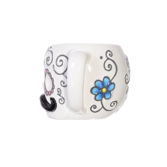 NEW Dia De Los Muertos Sugar Skull Coffee Tea Mug - Picture 3 of 4